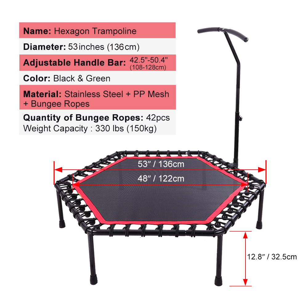 dimensions ONETWOFIT Rebounder 